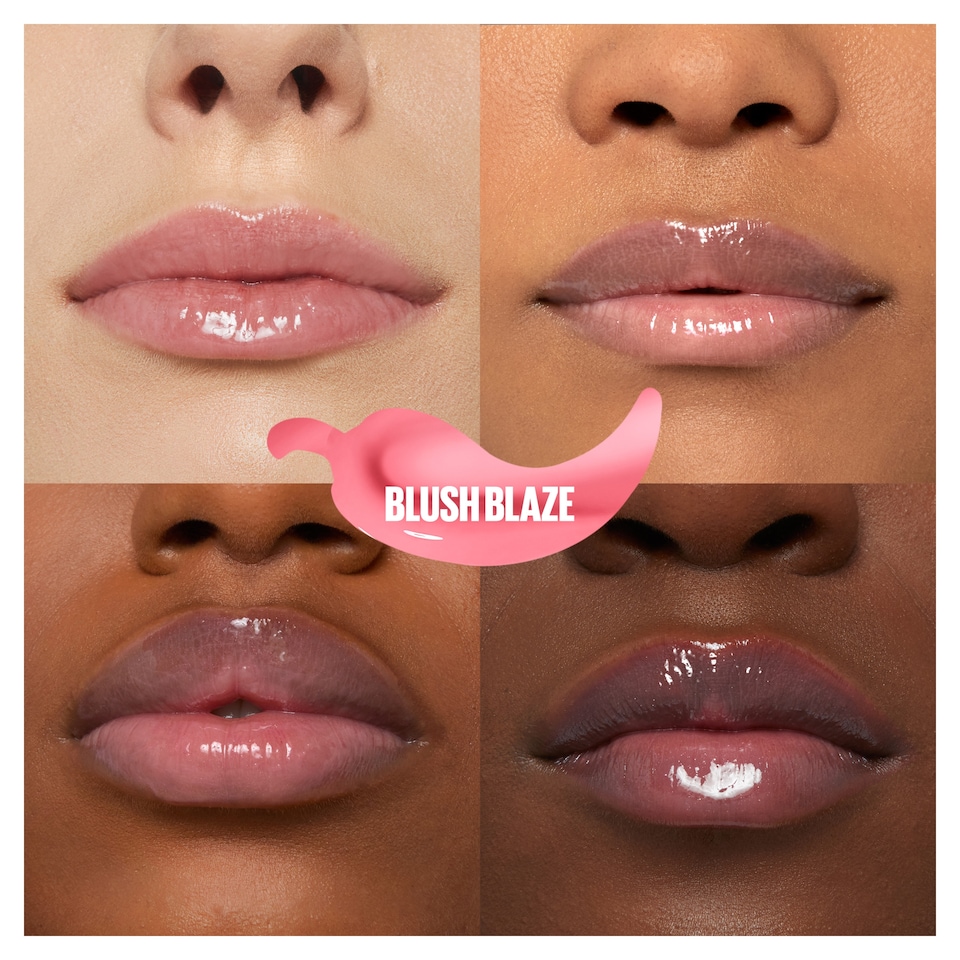 image 1 of Maybelline Lifter Plumping Lip Gloss - Blush Blaze 5.4ml