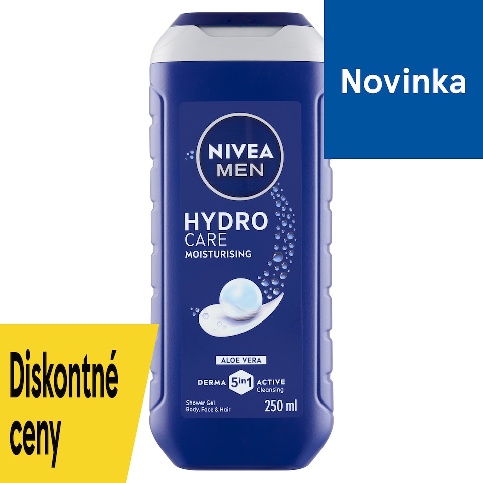 obrázok 1 z Nivea Men Hydro Care 5 v 1 Sprchovací gél 250 ml