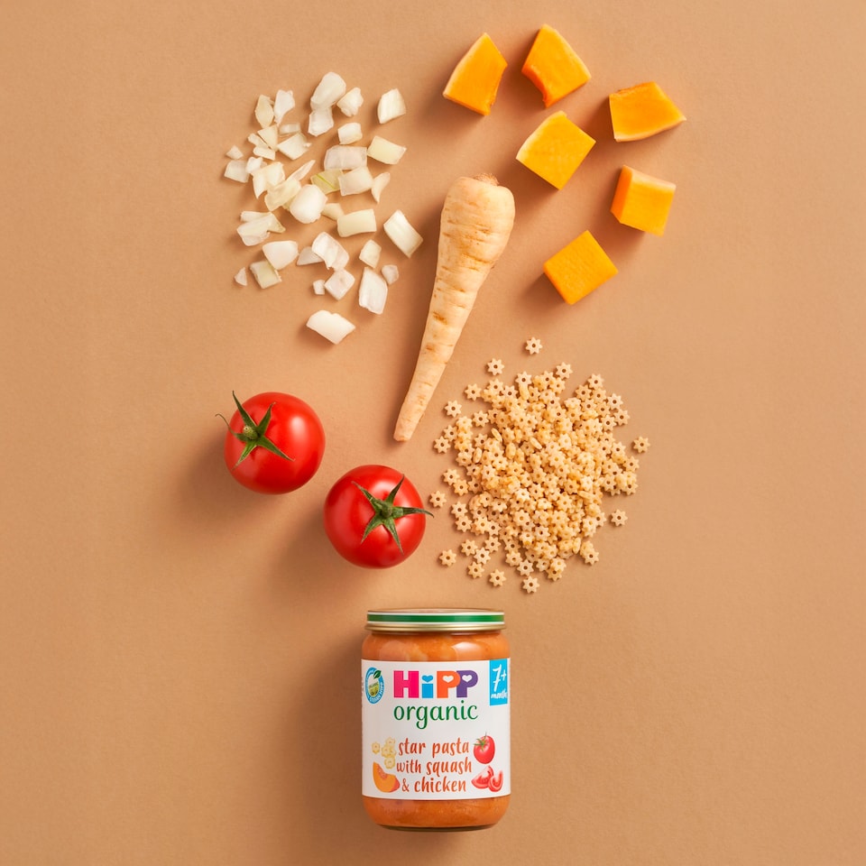 image 1 of Hipp Organic Pasta With Sweet Squash And Chicken 190G
