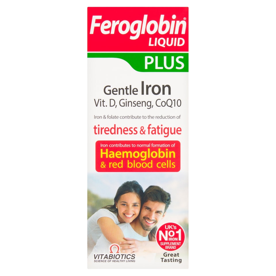 Vitabiotics Feroglobin Plus Liquid Food Supplement 200Ml