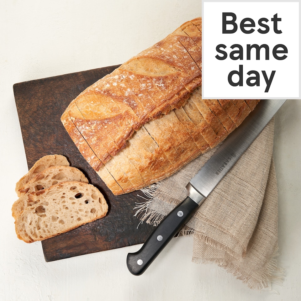 Tesco Finest White Sourdough Sliced Loaf 800G