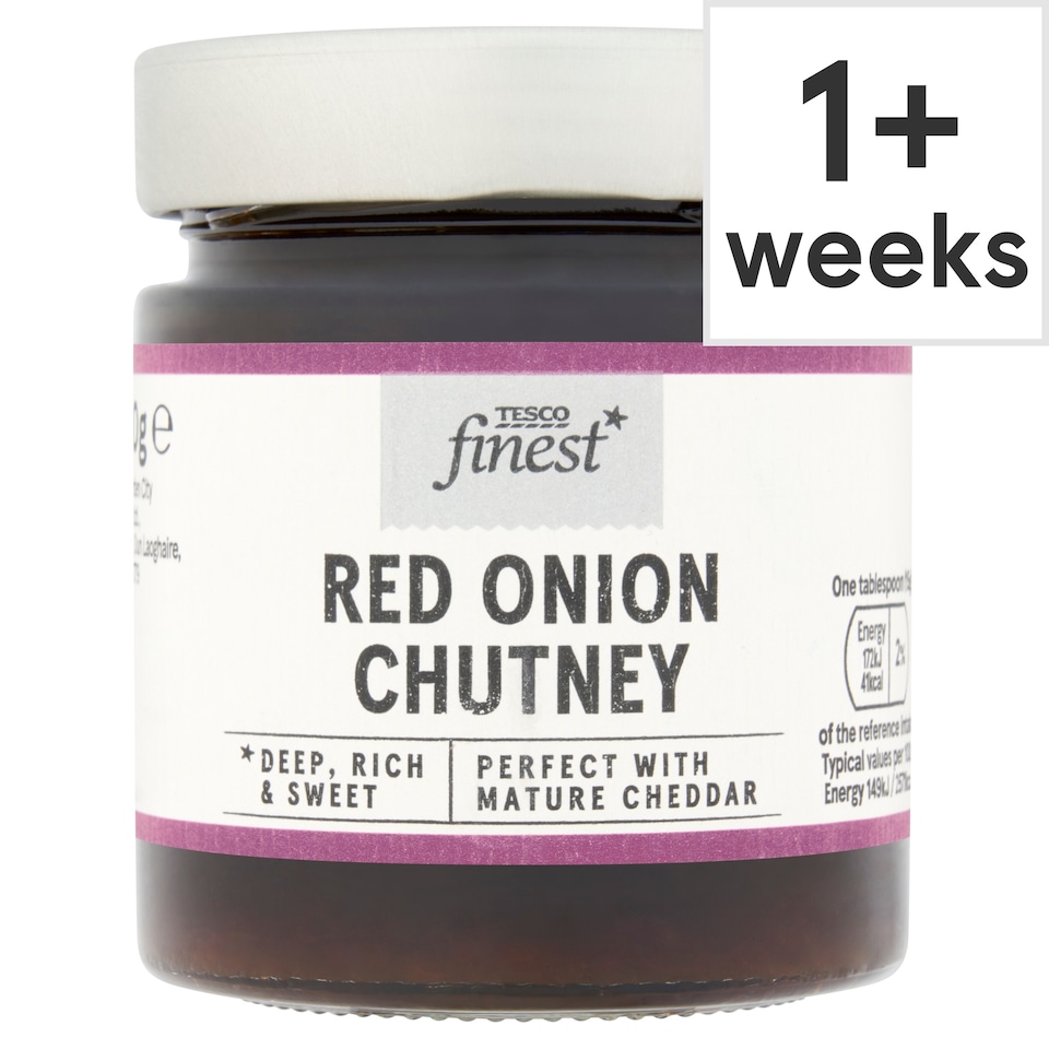 Tesco Finest Red Onion Chutney 230G