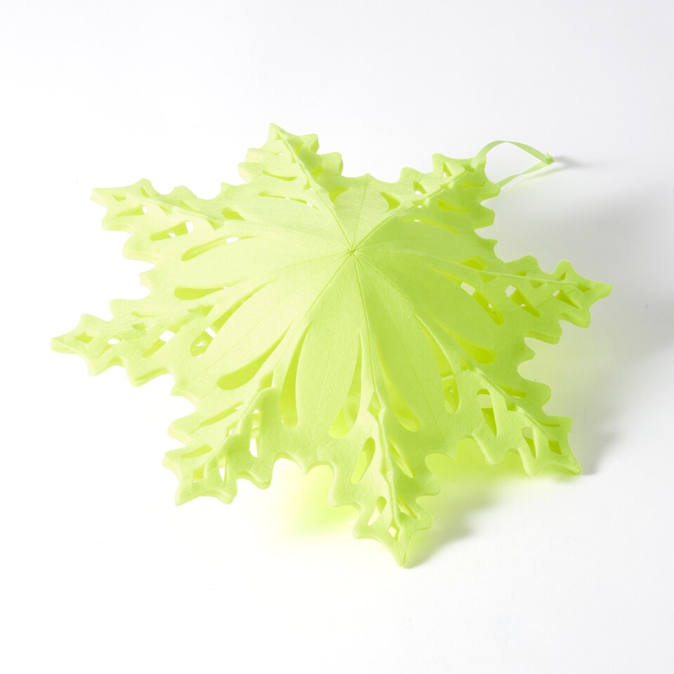 image 1 of Paperchase Neon Christmas Snowflake Decoration