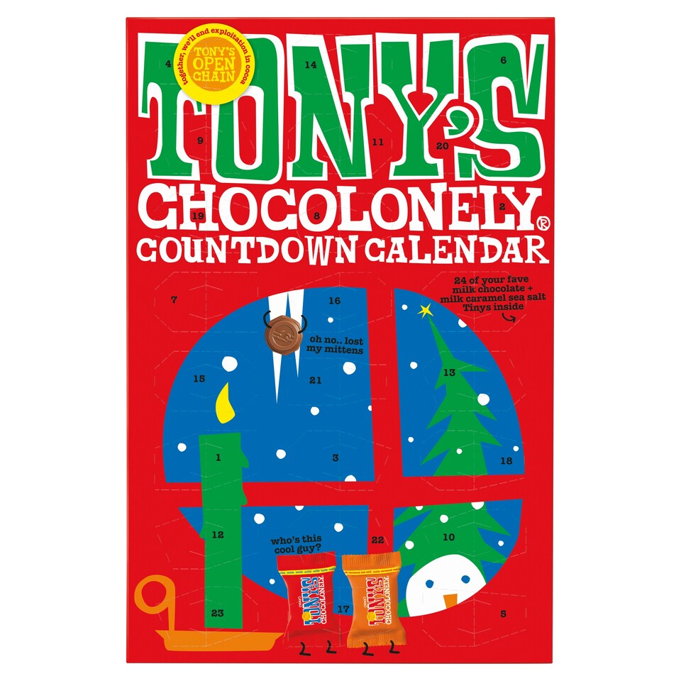 image 1 of Tony's Chocolonely Tiny's Countdown Calendar 216g
