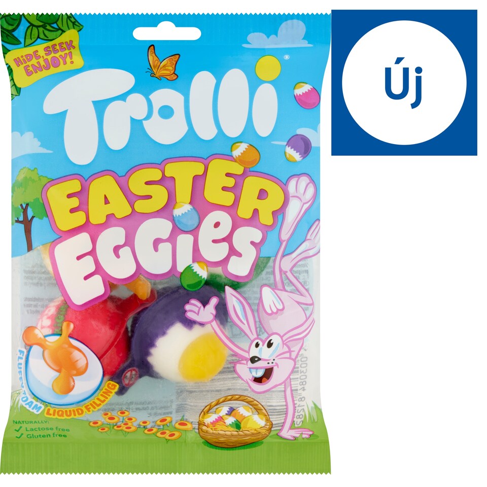 Trolli Easter Eggies töltött gumicukor 75 g