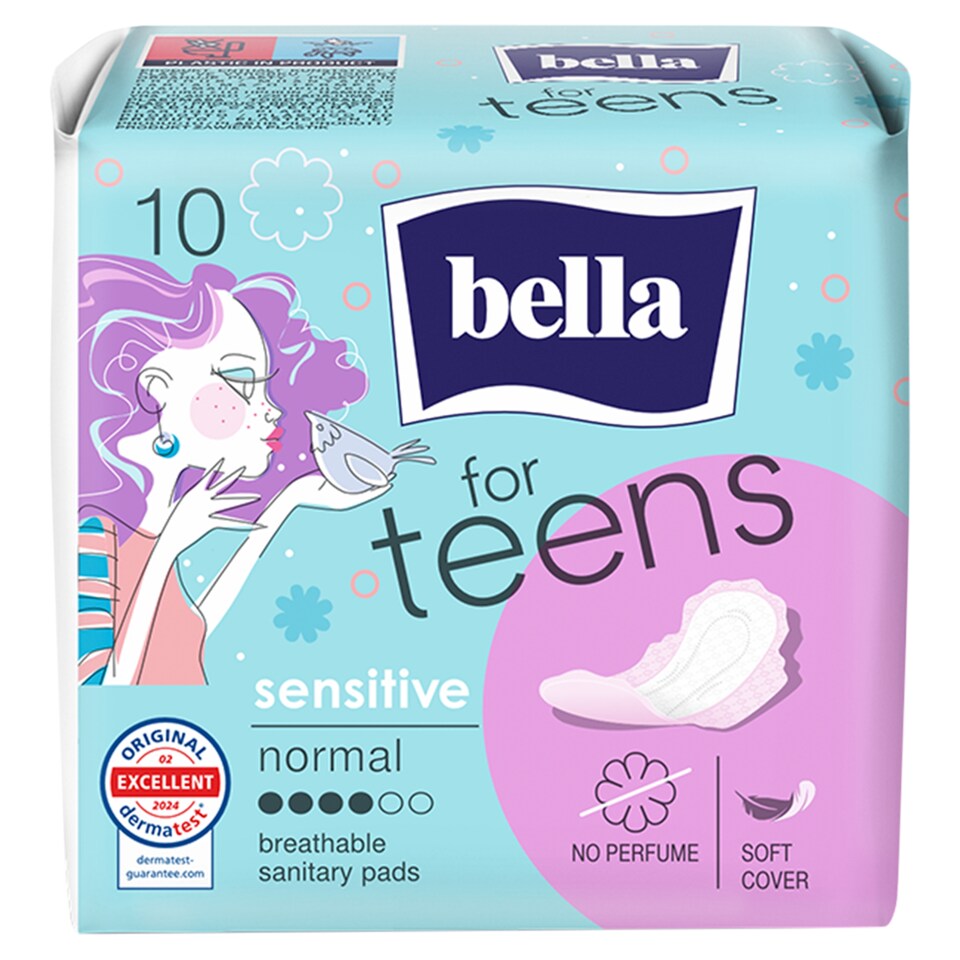 Bella For Teens Sensitive Normal Sanitary Pads 10 pcs