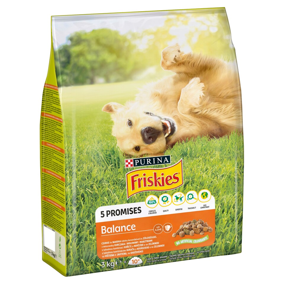 Friskies® Balance with a Delicious Combination of Chicken and Beef and with Vegetables 3kg