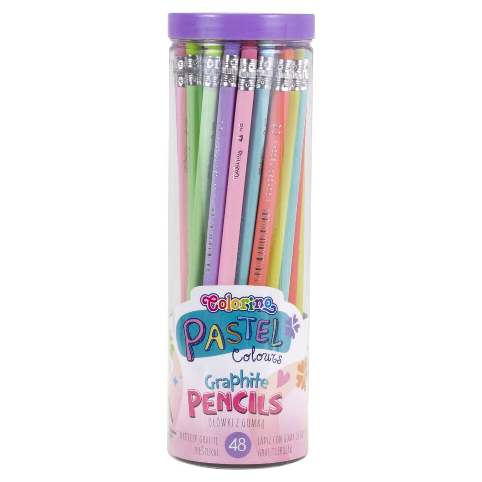 Colorino Pastel Colours Graphite Pencils 1 pcs
