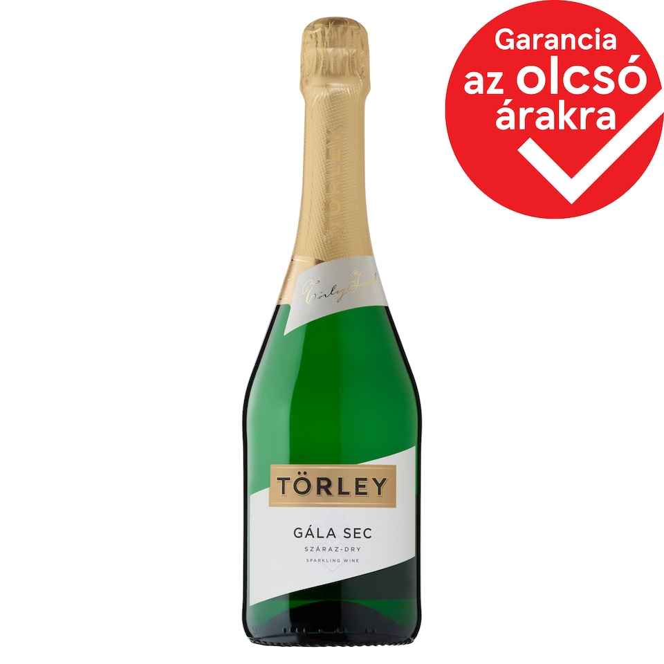 Törley Gála Sec száraz, fehér pezsgő 12% 0,75 l