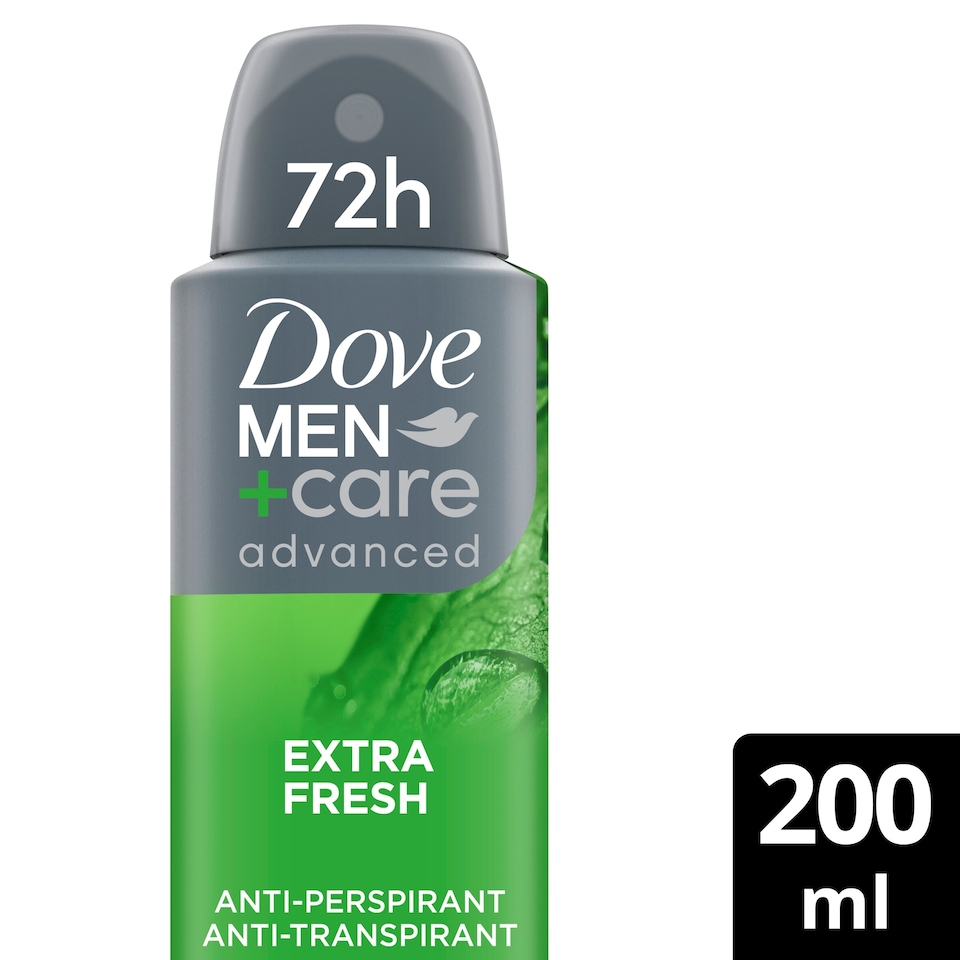 image 1 of Dove Men+Care Extra Fresh 72h Antiperspirant Deodorant 200ml