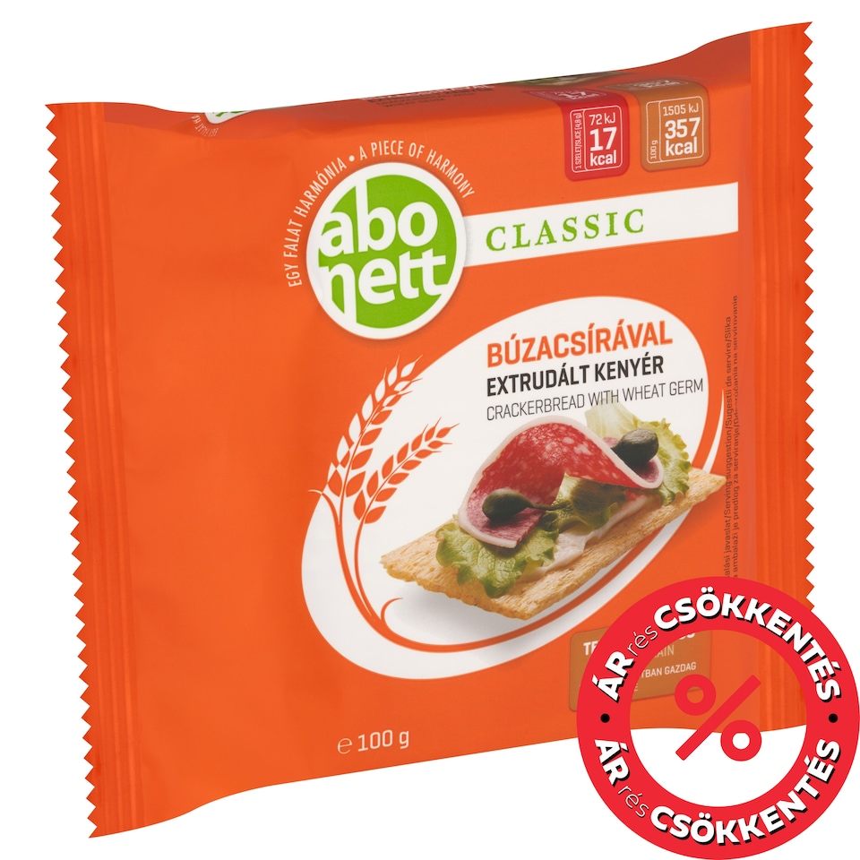 Abonett Classic Crackerbread with Wheat Germ 100 g