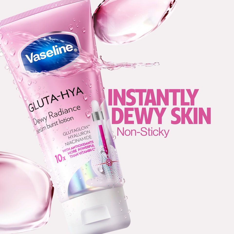 image 1 of Vaseline Gluta-Hya Dewy Radiance Body Lotion Moisturiser 200ml