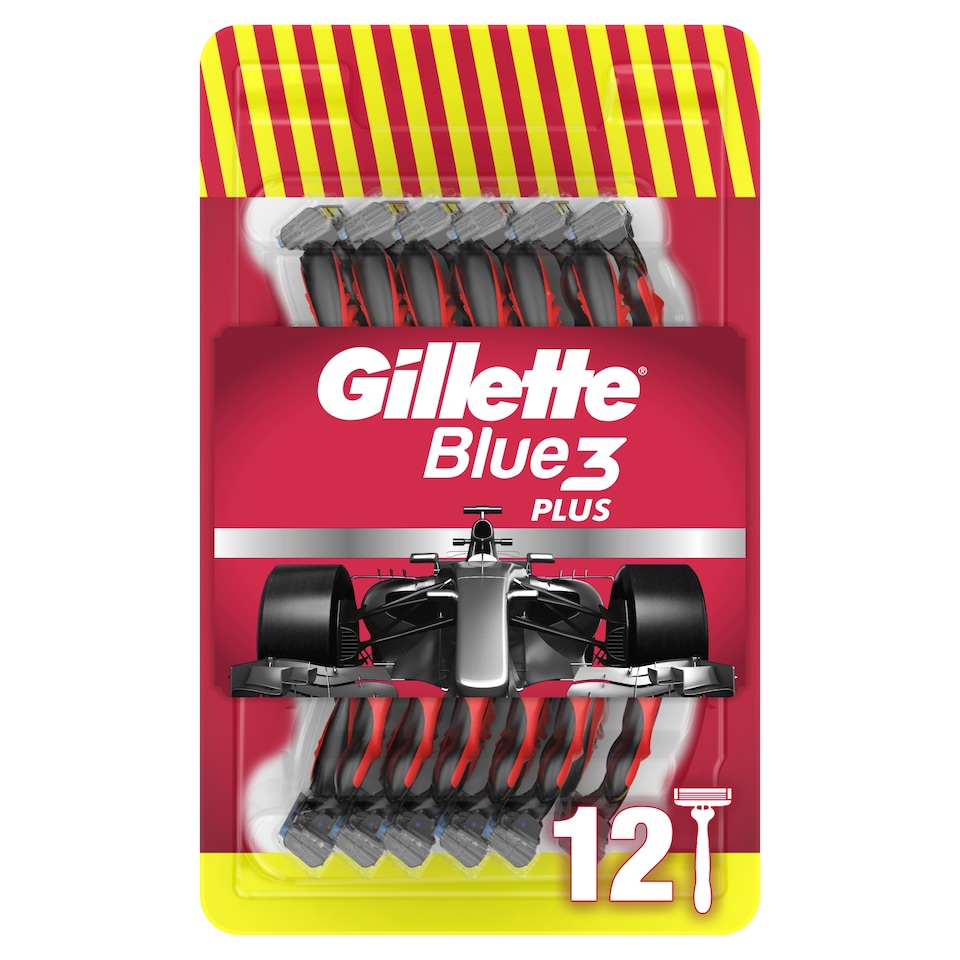 Obrázek 1 pro produkt Gillette Blue3 Plus Comfort, Jednorázové Holící Strojky Pro Muže, Balení Holících Strojků