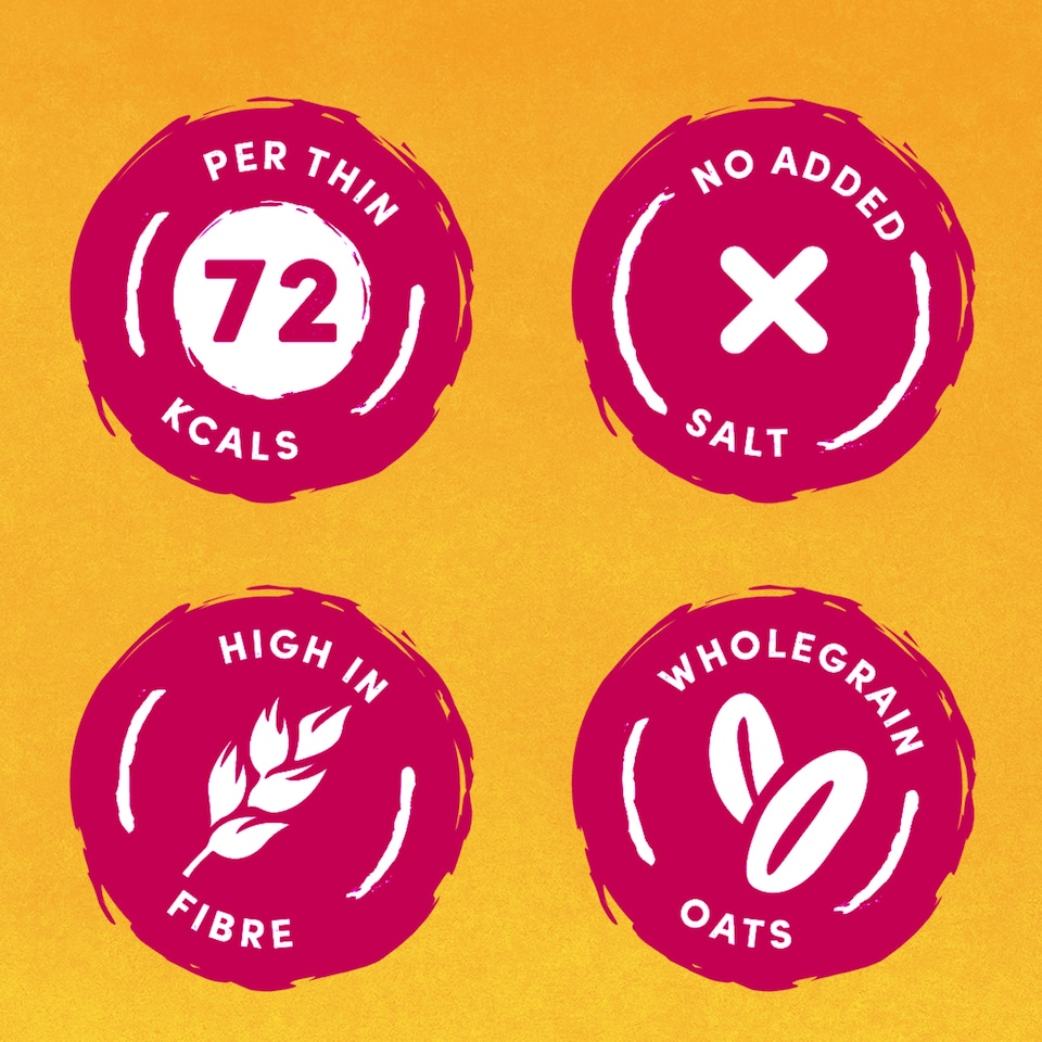 image 1 of Jordans Granola Thins Mixed Berry Oat Cereal Snack Bars 160g