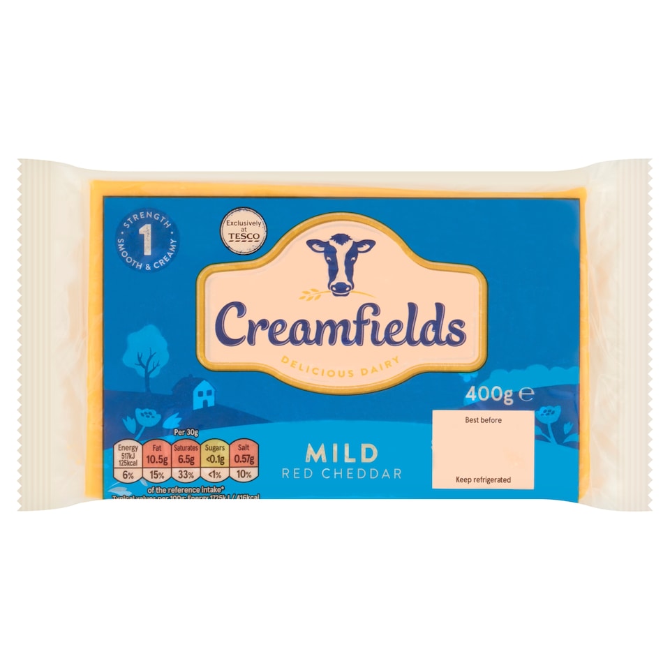 Creamfields Mild Red Cheddar 400g