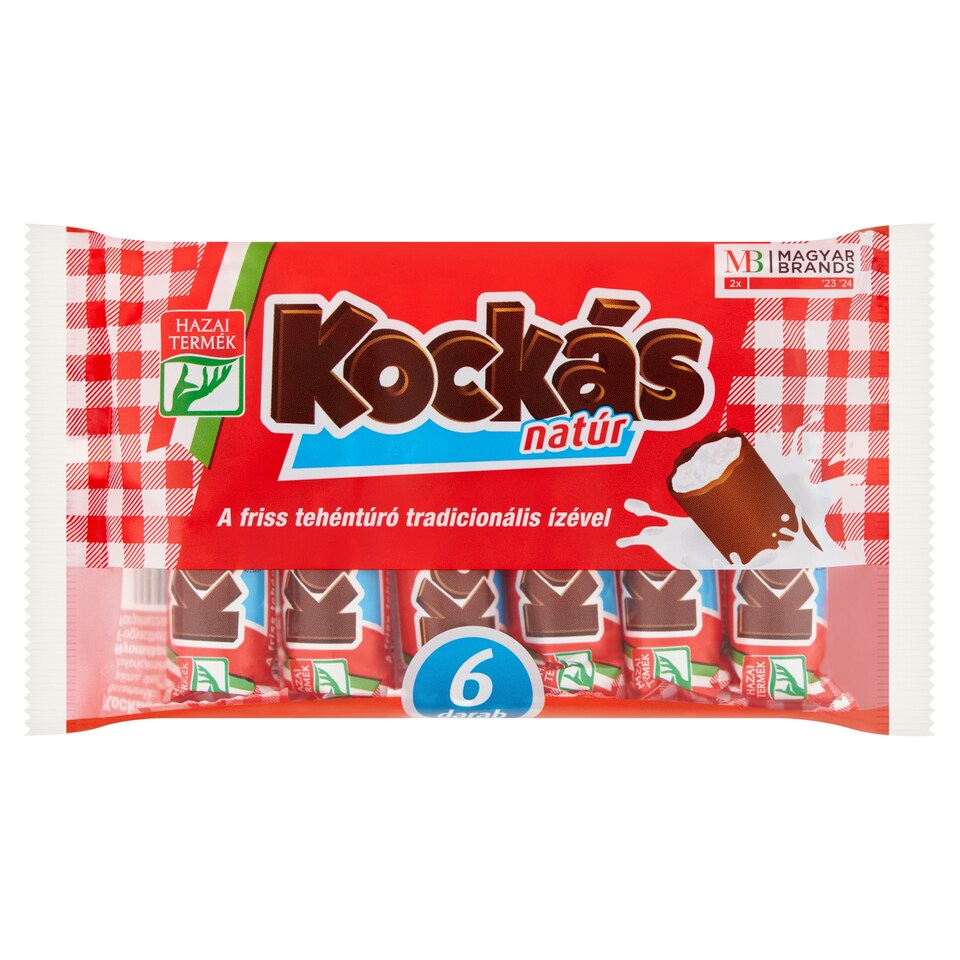 Kockás natúr túrórúd 6 x 30 g (180 g)