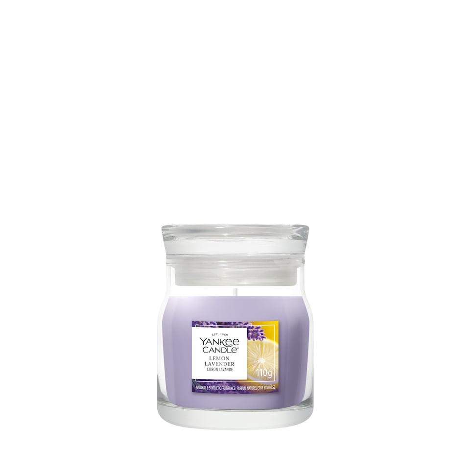 image 1 of Yankee Candle Signature Lemon Lavender Small Candle 110g