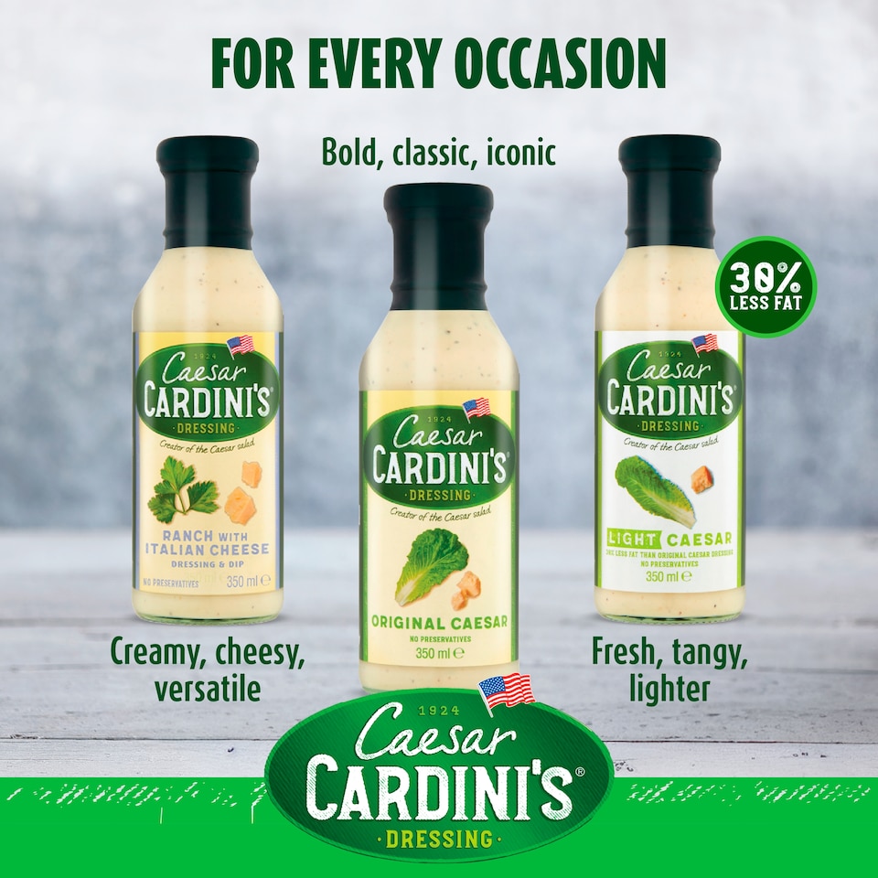image 1 of Cardini's Light Caesar Dressing 350ml