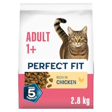 PERFECT FIT Cat Complete Dry Food Adult 1+ Chicken 2.8kg