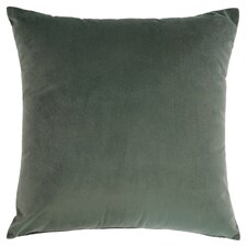 Tesco Forest Green Velour Cushion