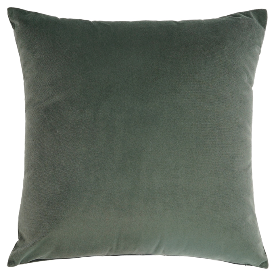 Tesco Forest Green Velour Cushion
