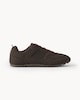 image 1 of F&F Panelled Lace Up Trainers in Brown