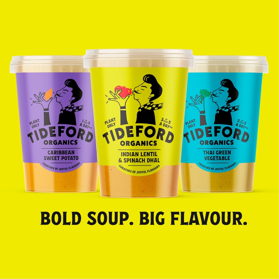 image 1 of Tideford Organics Indian Lentil & Spinach Dhal 560g