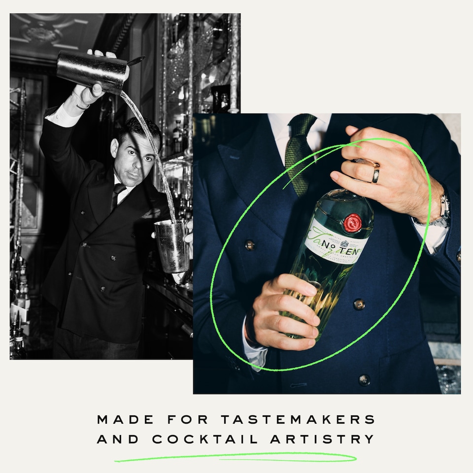 image 1 of Tanqueray No. Ten Batch Distilled Gin Bottle 47.3% Vol 70cl
