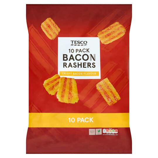 Tesco Bacon Rashers 10 Pack 190G Tesco Groceries