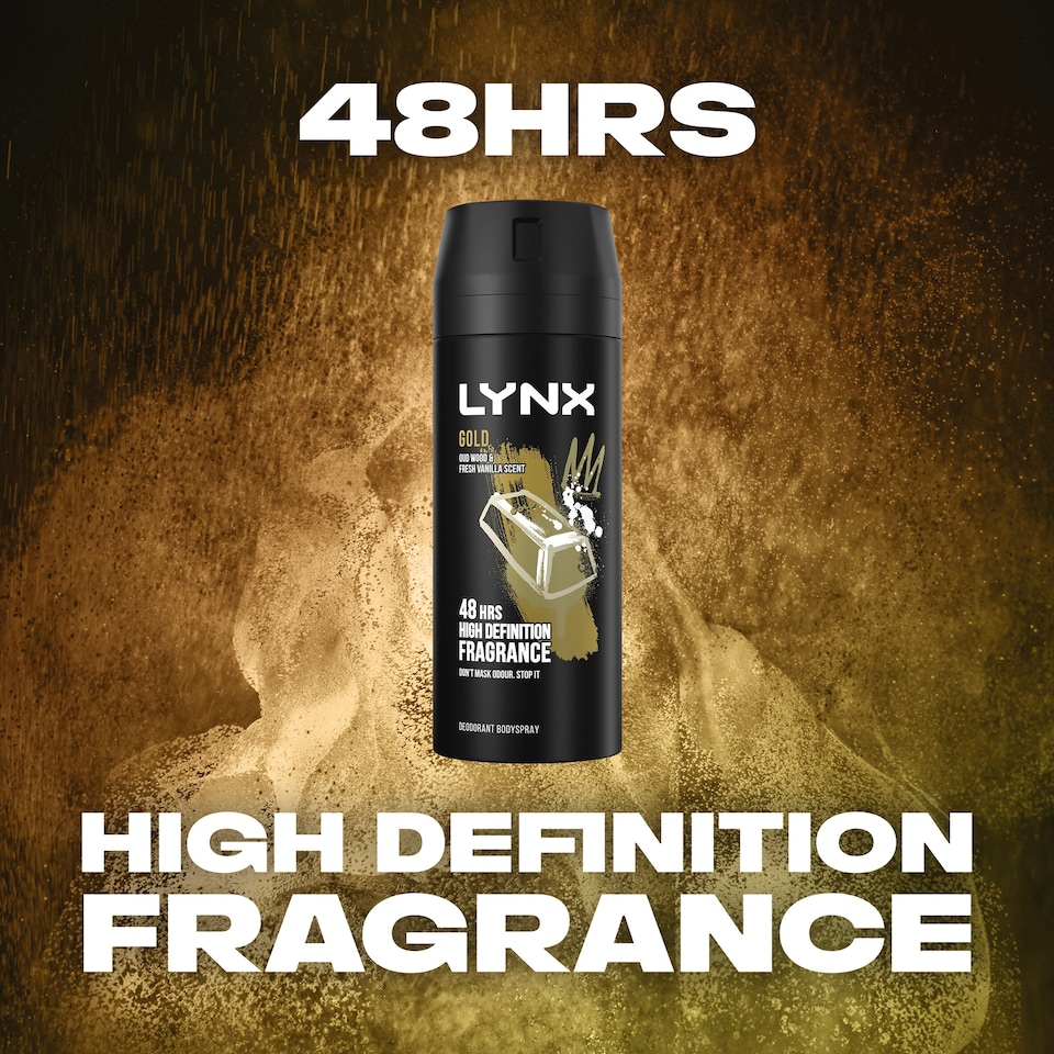 image 1 of Lynx Gold 48h Deodorant Bodyspray 150ml