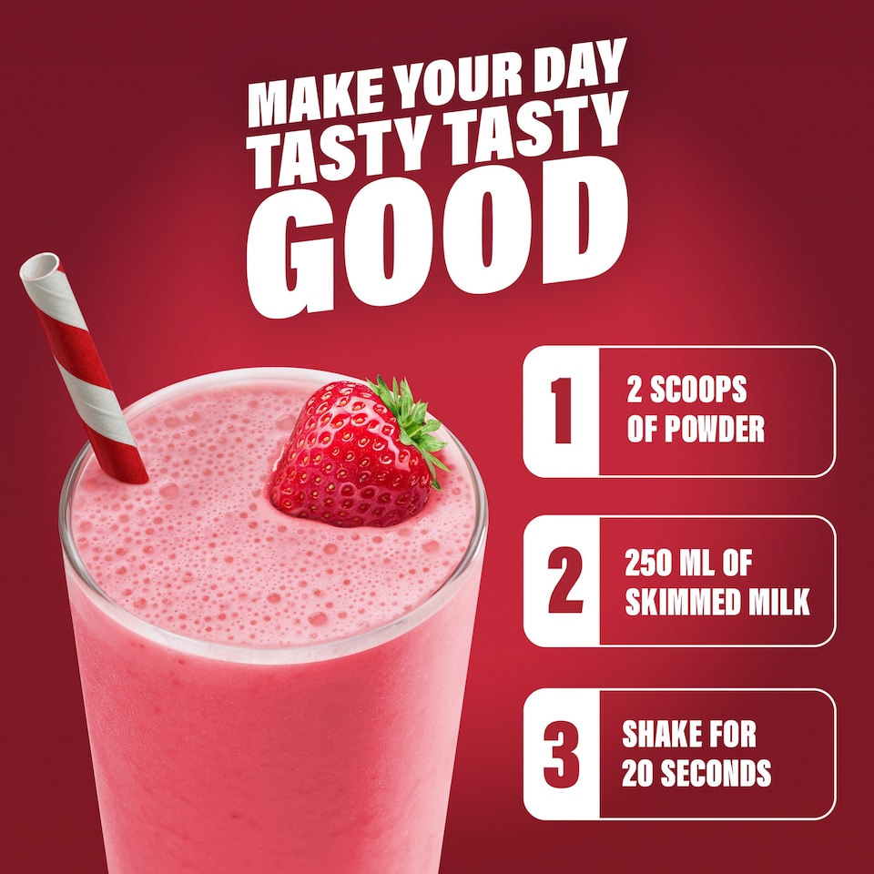 image 1 of SlimFast Meal Replacement Shake Powder - Summer Strawberry 438g