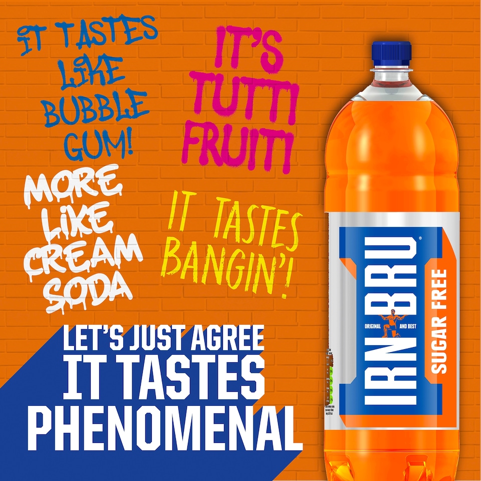 image 1 of Irn-Bru Sugar Free 2 Litre Bottle