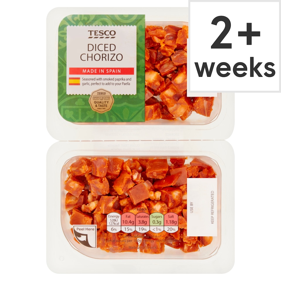 Tesco Diced Chorizo 130G
