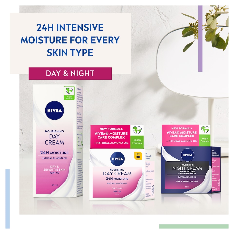image 1 of NIVEA Nourishing Day Cream Moisturiser SPF30 50ml
