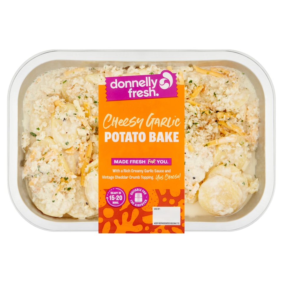 Donnelly Fresh Cheesy Garlic Potato Bake 400g