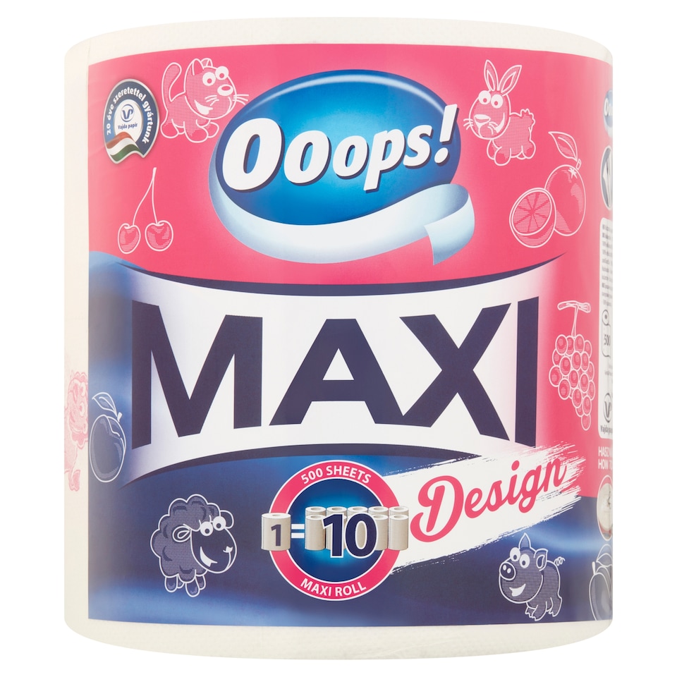 image 1 of Ooops! Maxi Design Household Towel 2 Ply 1 Roll