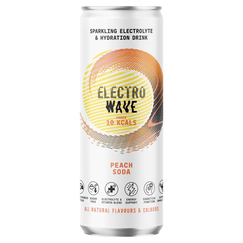 Electro Wave Peach Soda 330ml