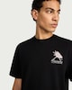 image 3 of F&F Edit Pure Cotton Printed T-Shirt in Black