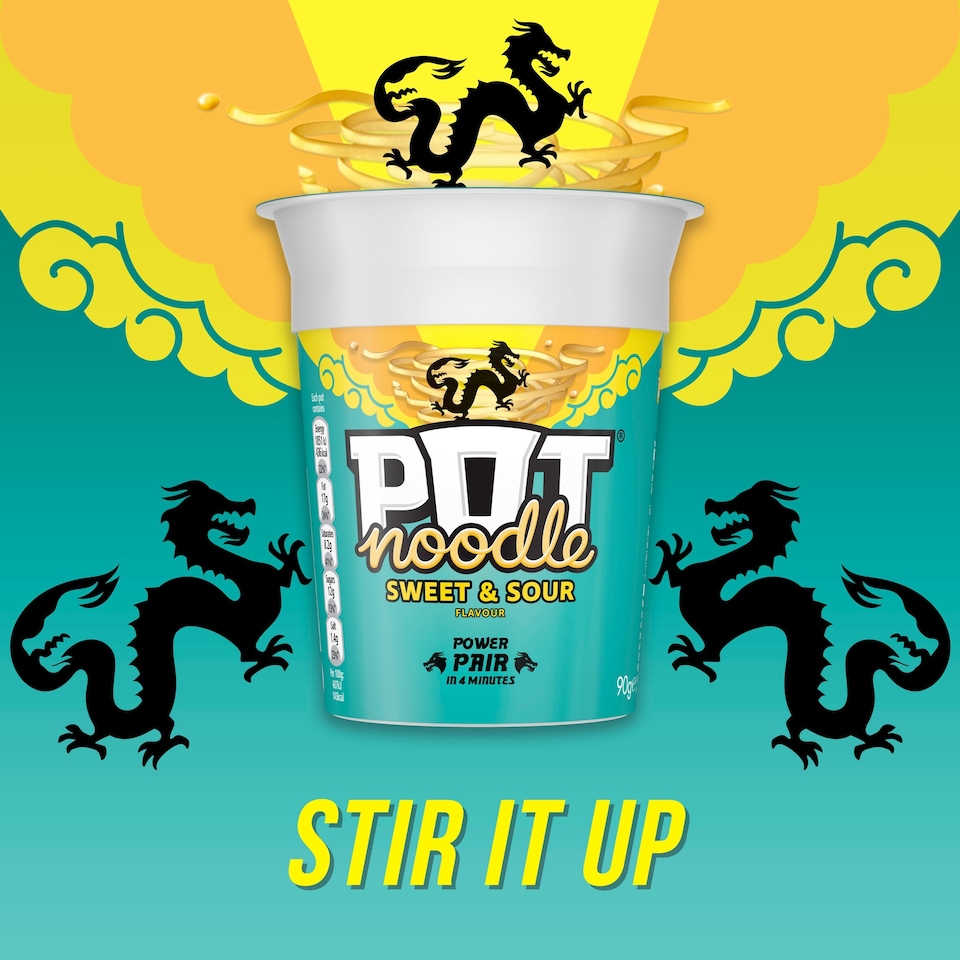 image 1 of Pot Noodle Sweet & Sour Instant Noodles 90g