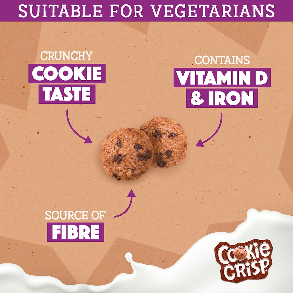 image 1 of Nestlé Cookie Crisp Chocolate Breakfast Cereal 500g