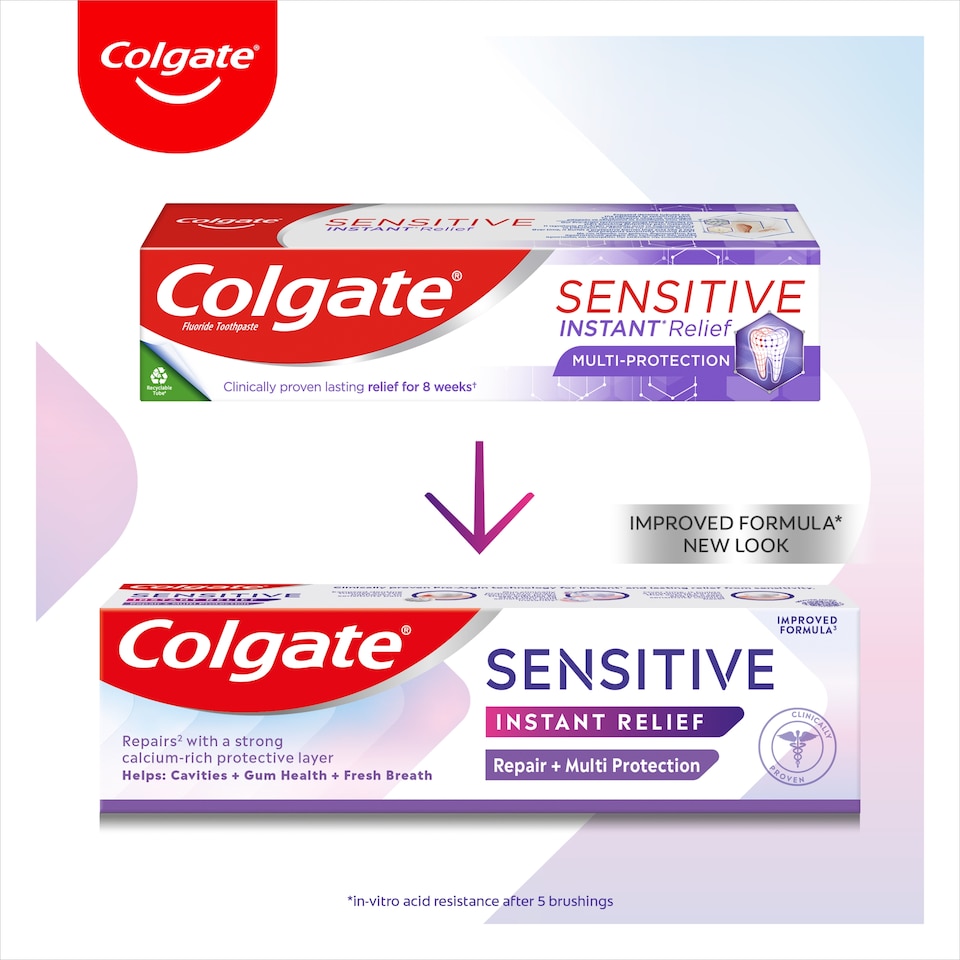 image 1 of Colgate Sensitive Instant Relief Repair + Multi-Protection Toothpaste 75ml