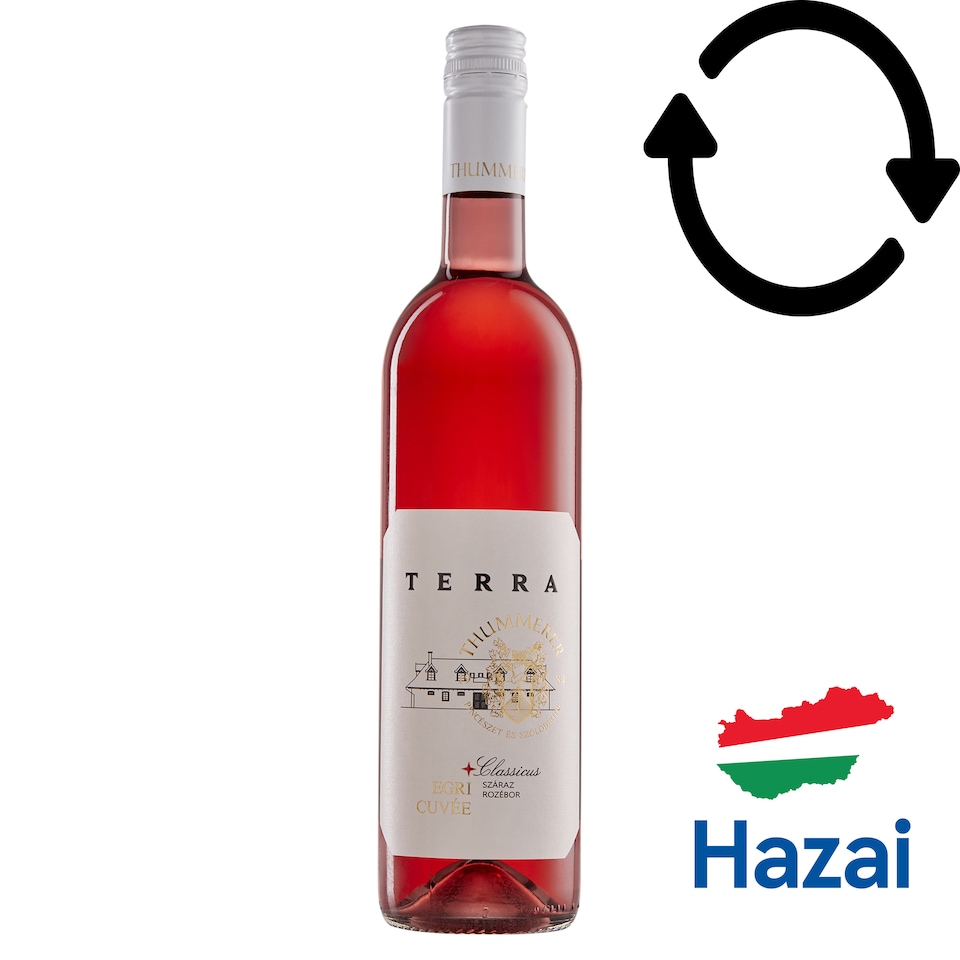Thummerer Terra Egri Cuvée Classicus Dry Rose Wine 12% 750 ml
