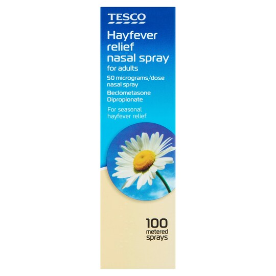 Tesco Hayfever & Allergy Relief 100 Dose Tesco Groceries