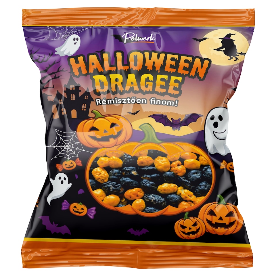 Polwerk Halloween Dragee cukormázas mogyoró drazsé 70 g