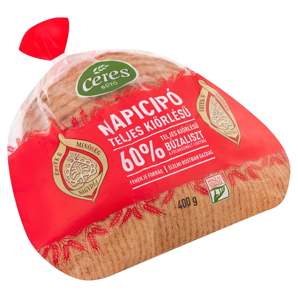 Ceres Napicipó teljes kiőrlésű kenyér 400 g
