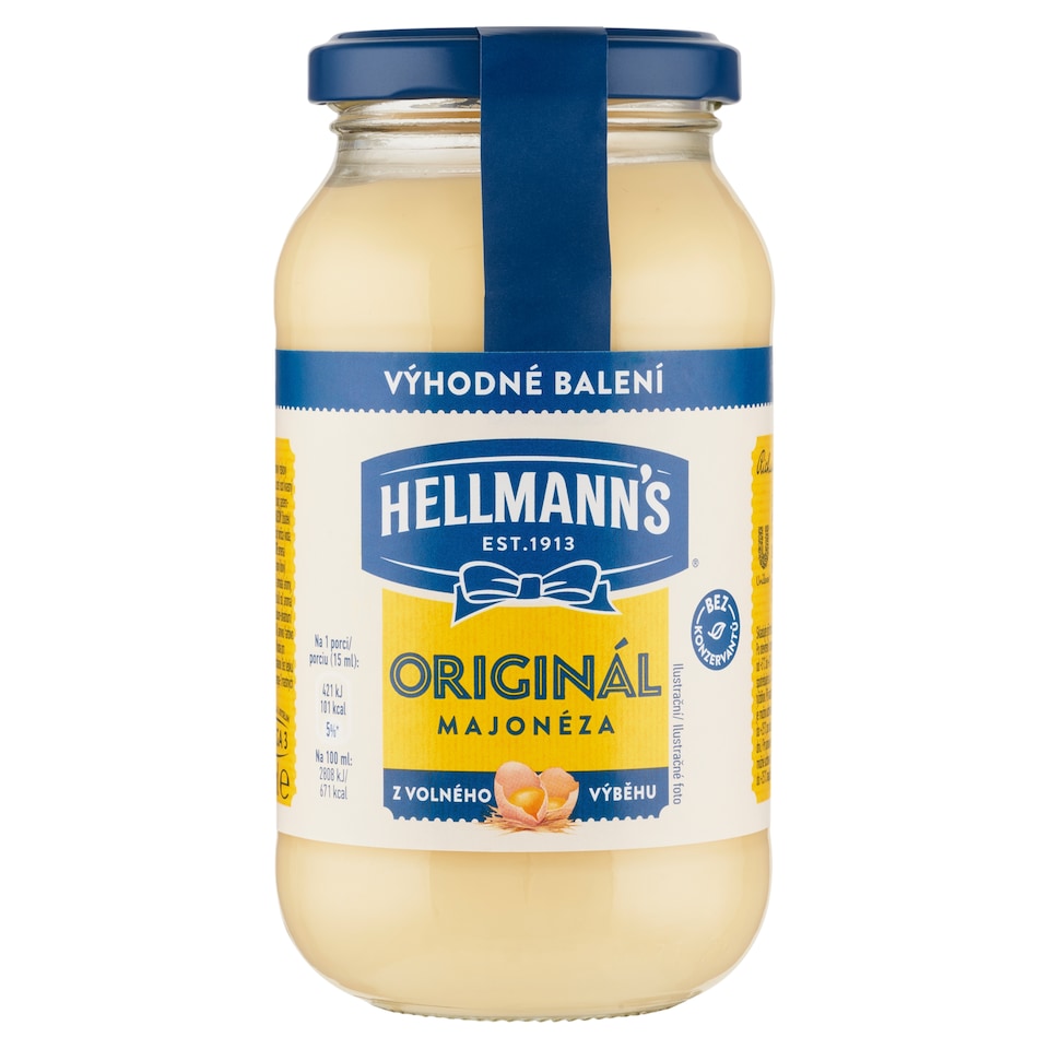 Obrázek 1 pro produkt Hellmann's Majonéza Original 340ml