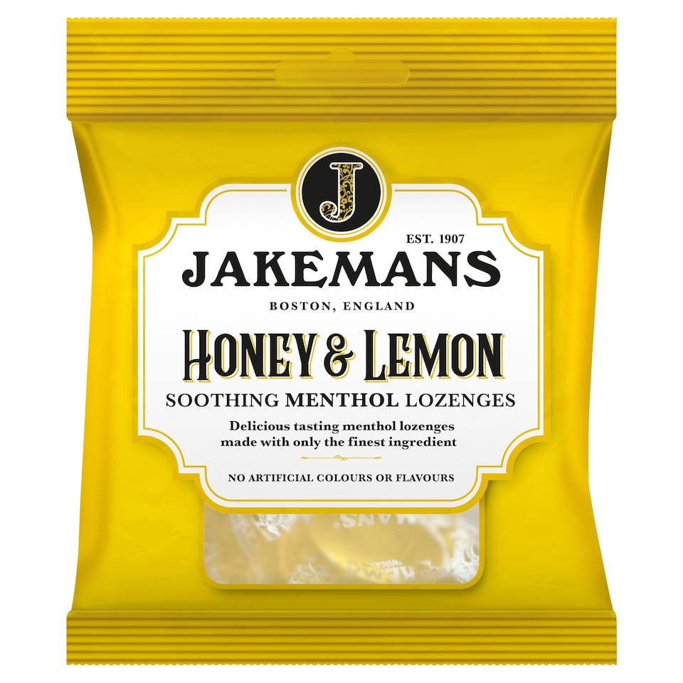 Jakemans Honey And Lemon Menthol Lozenges 73G