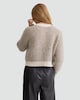image 3 of The F&F Edit Textured Button Up Cardigan with Wool in Neutral