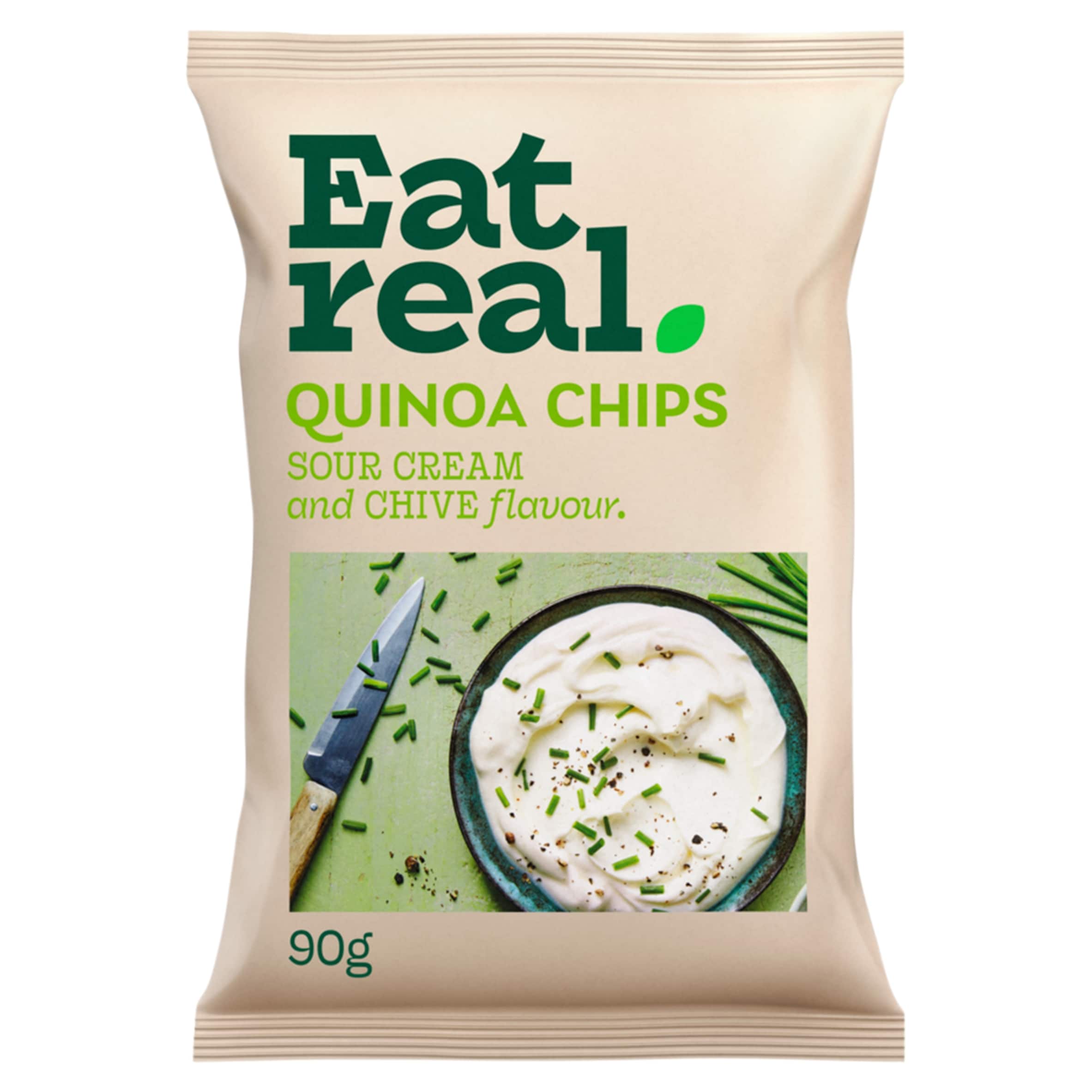 Eat Real Quinoa Chips - Sour Cream & Chive 90g