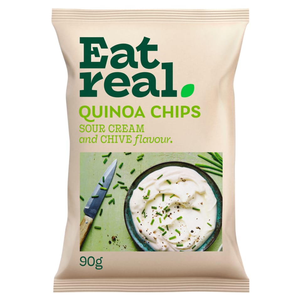Eat Real Quinoa Chips - Sour Cream & Chive 90g